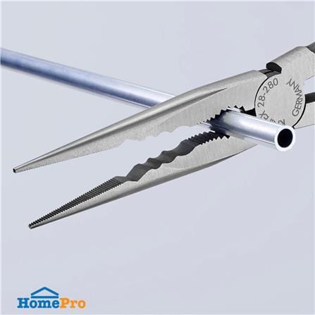 คีมปากแหลมตรงคอยาวพิเศษ KNIPEX 28 71 280_4