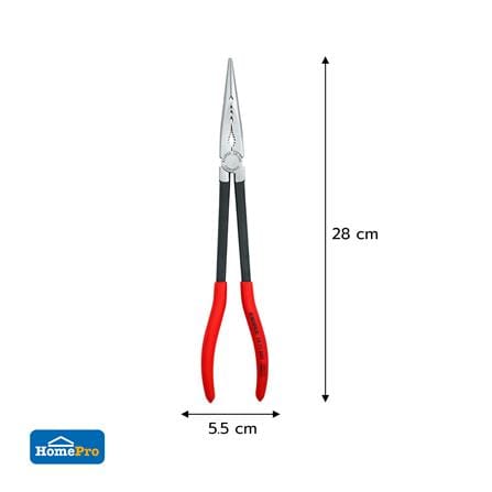 คีมปากแหลมตรงคอยาวพิเศษ KNIPEX 28 71 280_5