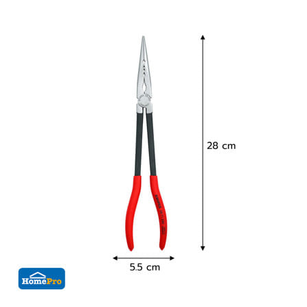 คีมปากแหลมตรงคอยาวพิเศษ KNIPEX 28 71 280_8