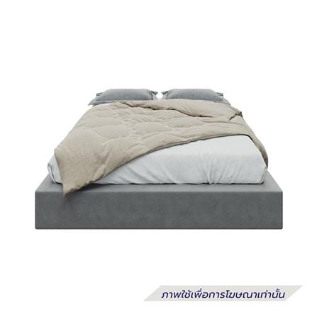 เตียง 6 ฟุต SB FURNITURE SNIZZ 19253377 สีเทาอ่อน_1
