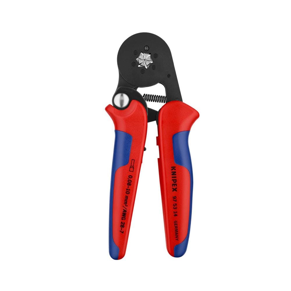 คีมย้ำปลายสายแบบหกเหลี่ยม ปรับขนาดได้อัตโนมัติ KNIPEX 97 53 14