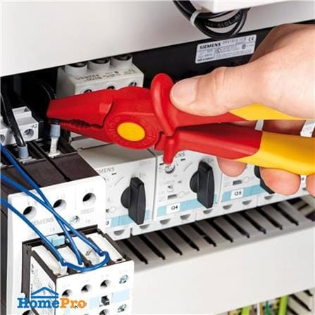 คีมปากจิ้งจกพลาสติก กันไฟฟ้า 1000V KNIPEX 98 62 01 7 นิ้ว_1
