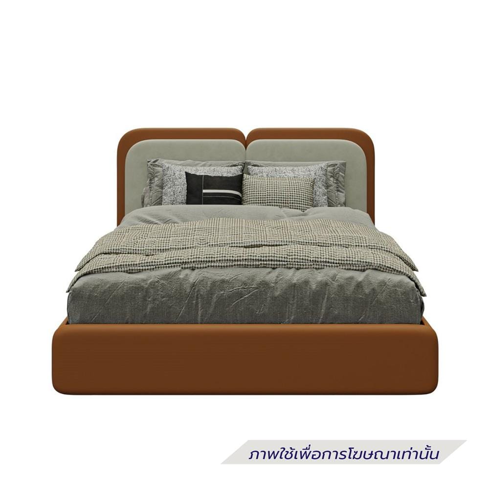 เตียง 6 ฟุต SB FURNITURE BELLINGTON 19252011 สีน้ำตาลอิฐ