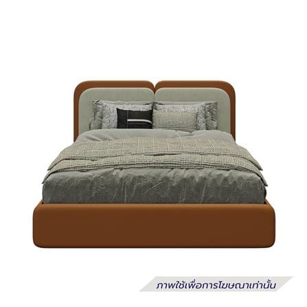 เตียง 6 ฟุต SB FURNITURE BELLINGTON 19252011 สีน้ำตาลอิฐ_1