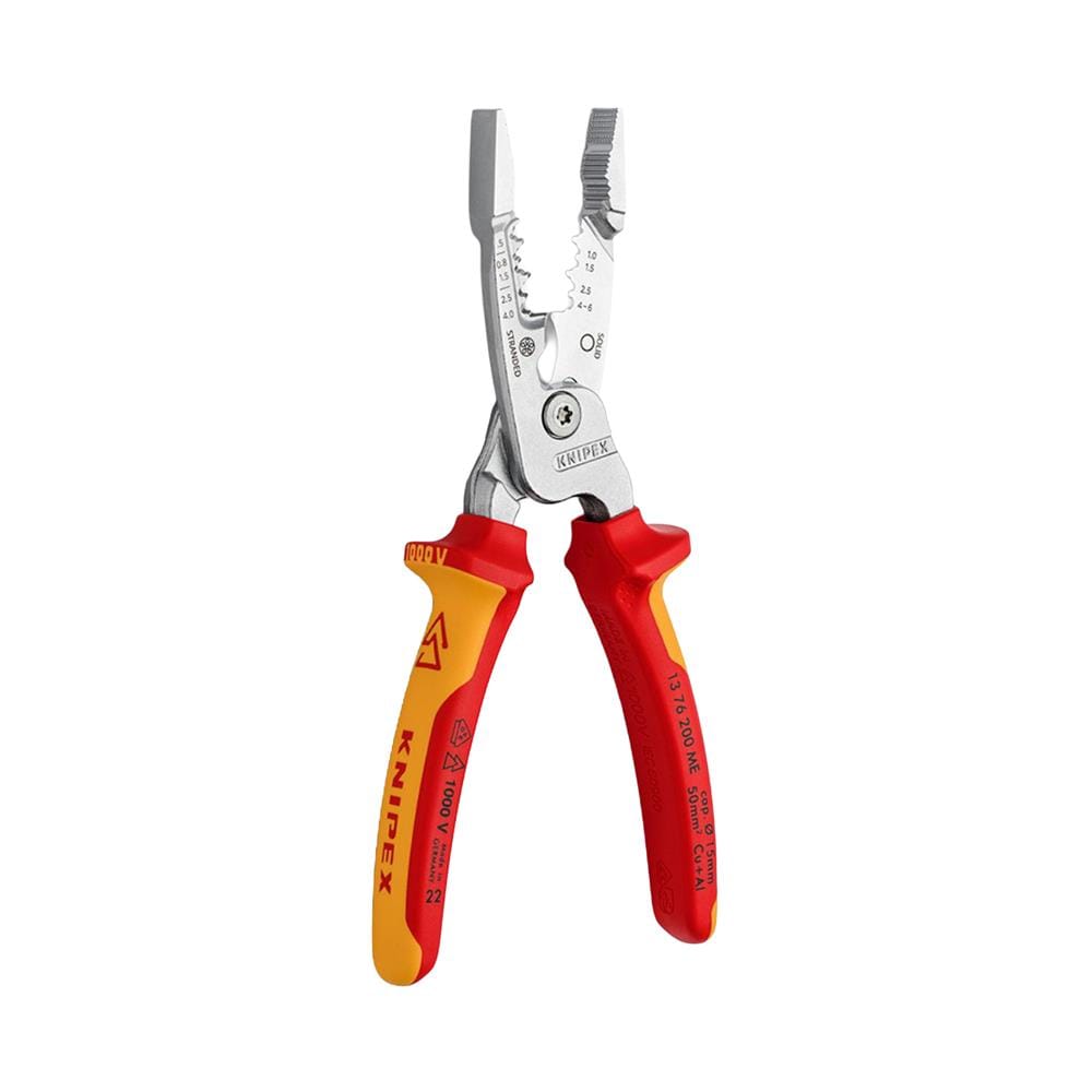 คีมปอกสายไฟอเนกประสงค์ VDE1000V KNIPEX 13 76 200 ME