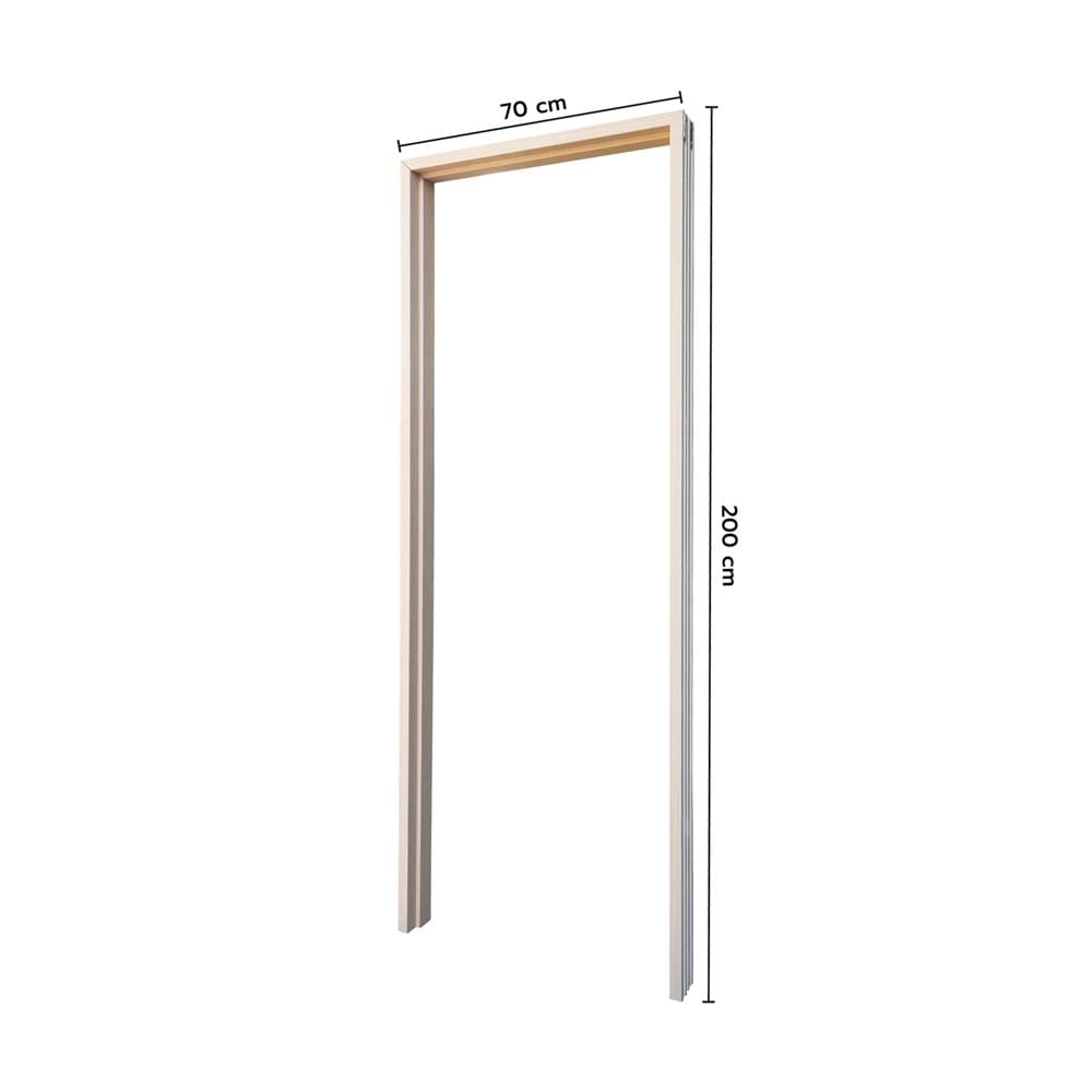 วงกบประตู UPVC ECO-DOOR UF-100 70x200 ซม. สีแอช