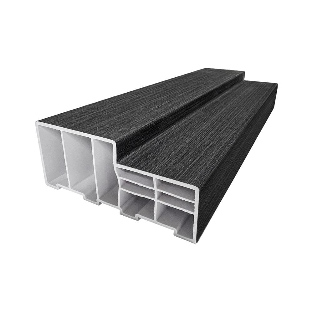 วงกบประตู UPVC ECO-DOOR UF-100 80x200 ซม. สีเทาดำ