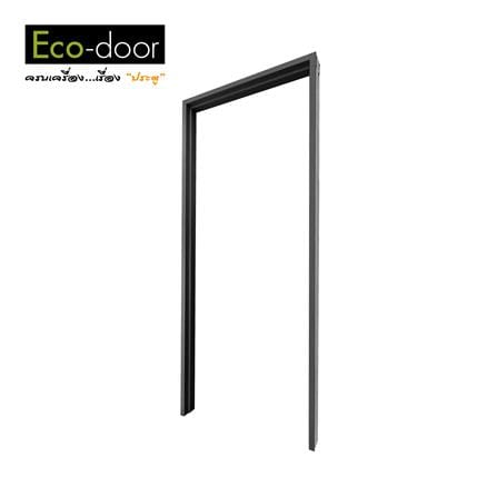 วงกบประตู UPVC ECO-DOOR UF-100 80x200 ซม. สีเทาดำ_0