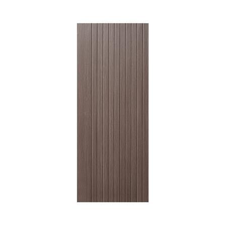 ประตูภายใน UPVC ไม่เจาะลูกบิด ECO-DOOR US-BROWN 80x200 ซม. สีน้ำตาล_0