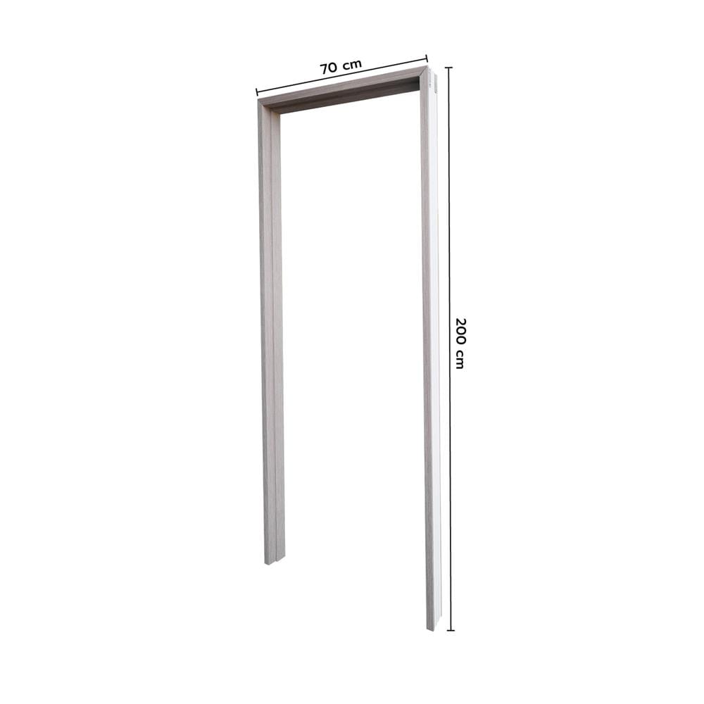 วงกบประตู UPVC ECO-DOOR UF-100 70x200 ซม. สีเทาอ่อน
