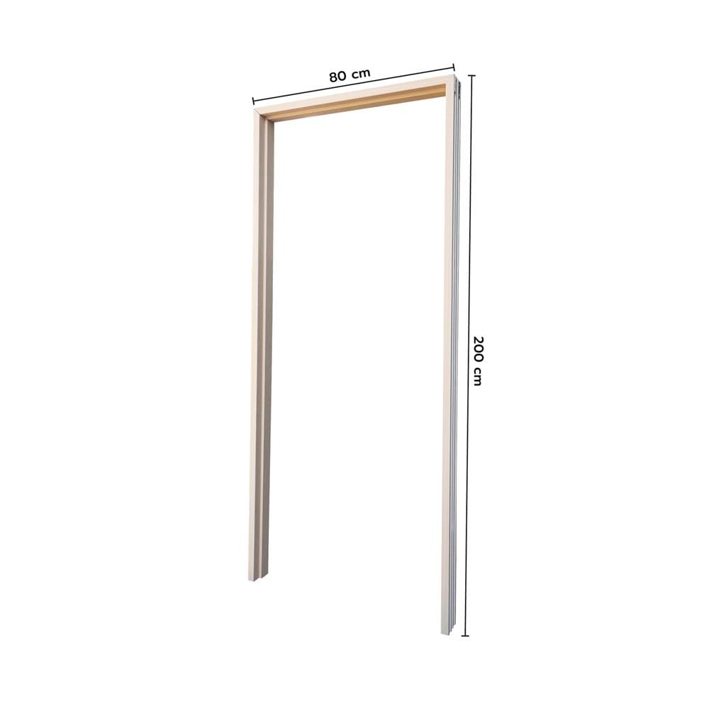 วงกบประตู UPVC ECO-DOOR UF-100 80x200 ซม. สีแอช
