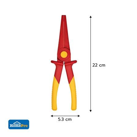 คีมปากแหลม หุ้มฉนวน VDE KNIPEX 98 62 02 220 มม._3