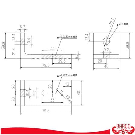 ขายึดรางสำหรับโซลาเซลล์ BARCO_4
