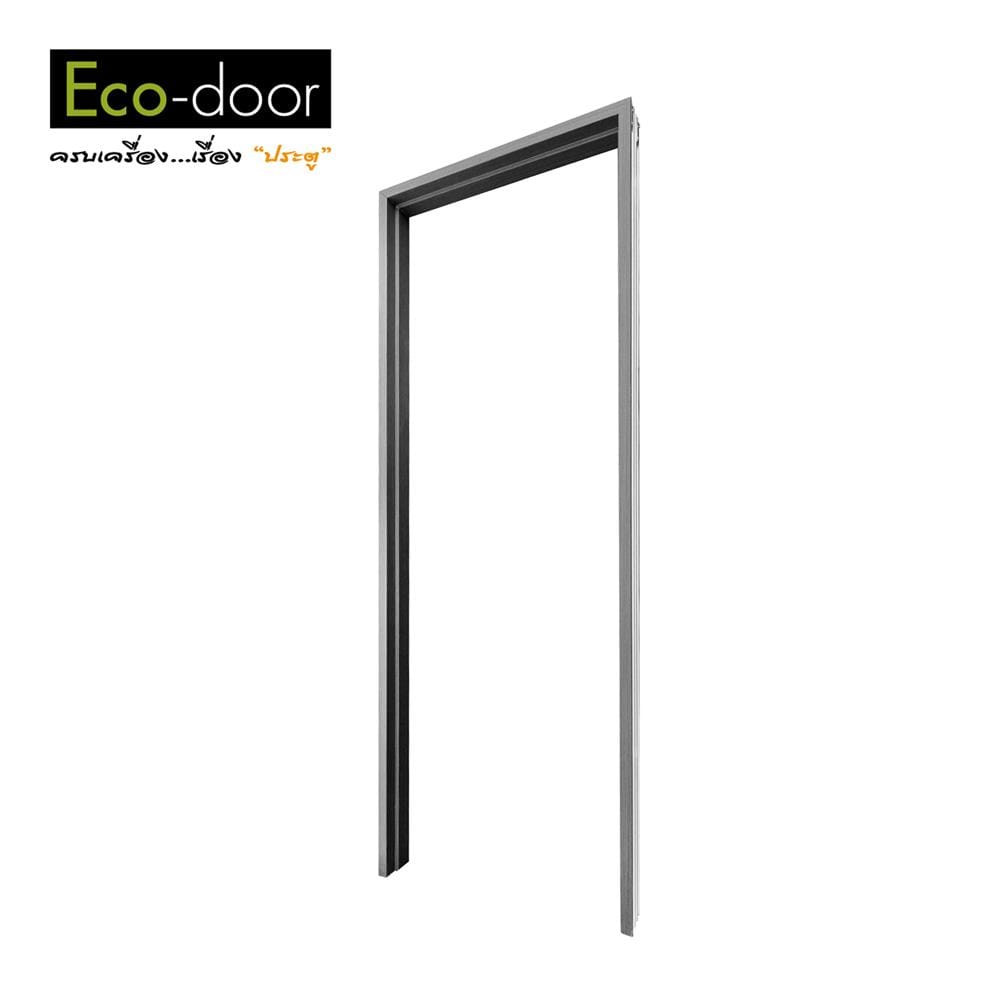 วงกบประตู UPVC ECO-DOOR UF-100 70x200 ซม. สีเทาเข้ม