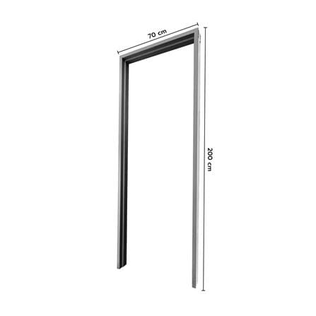 วงกบประตู UPVC ECO-DOOR UF-100 70x200 ซม. สีเทาเข้ม_5