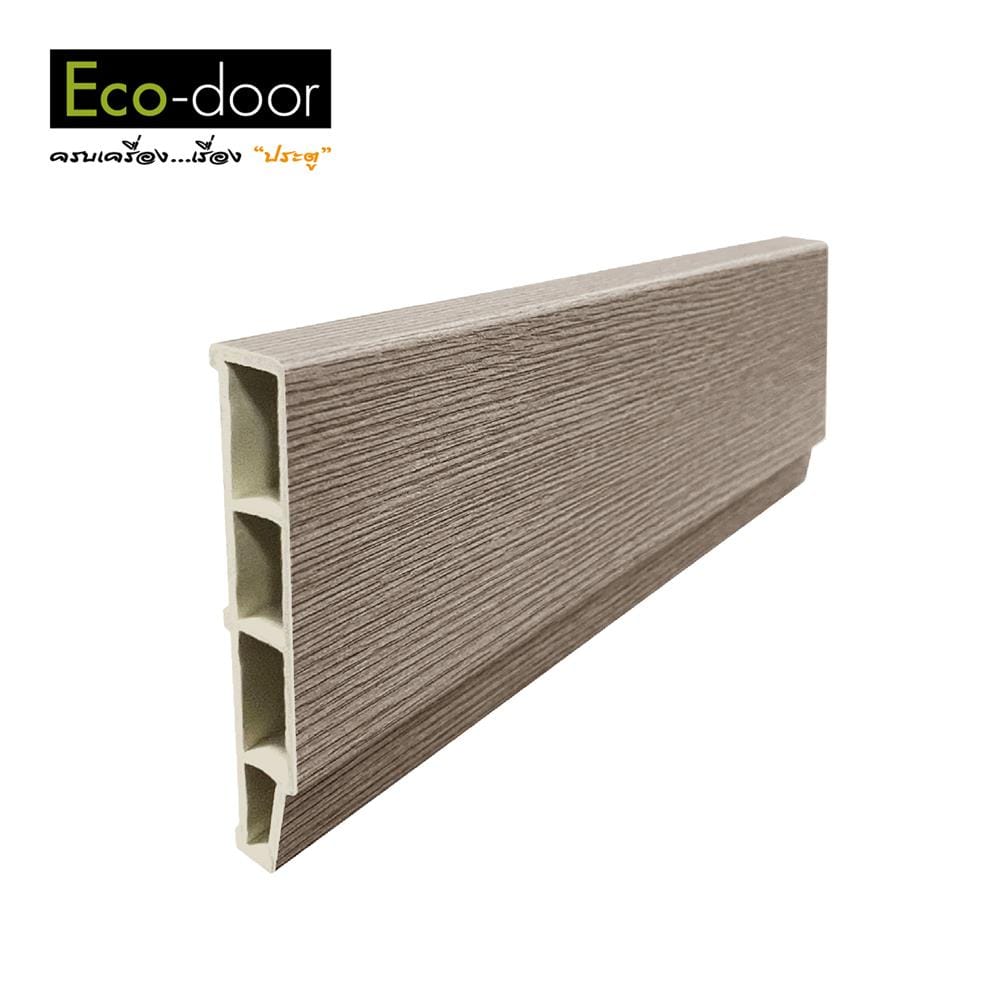 ซับวงกบ WPC ECO-DOOR S60-BLACK 6x220x1.2 ซม. สีโอ๊ค