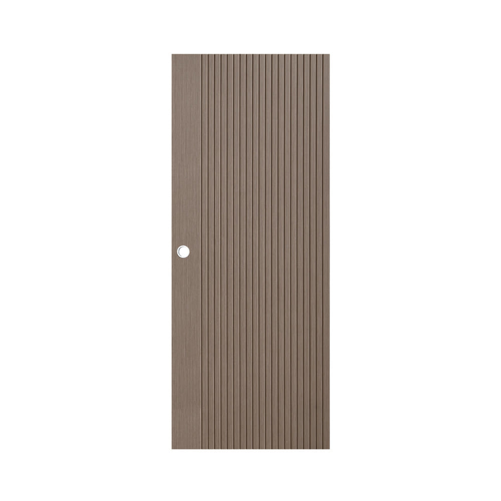 ประตูภายใน UPVC เจาะลูกบิด ECO-DOOR UX-OAK 80x200 ซม. สีโอ๊ค