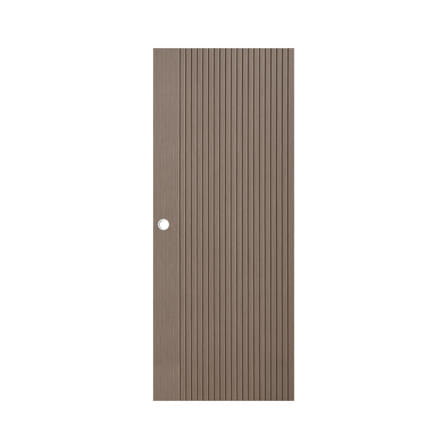 ประตูภายใน UPVC เจาะลูกบิด ECO-DOOR UX-OAK 80x200 ซม. สีโอ๊ค_0