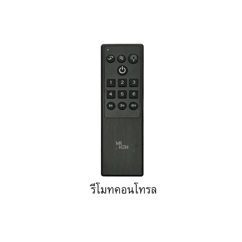 พัดลมไม่มีโคมไฟ MR.KEN 25-02310 40 นิ้ว สีน้ำตาลเข้ม