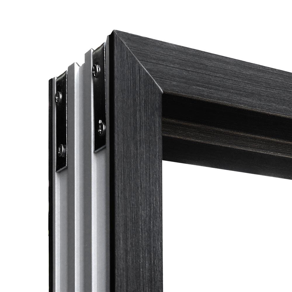 วงกบประตู UPVC ECO-DOOR UF-100 70x200 ซม. สีเทาดำ