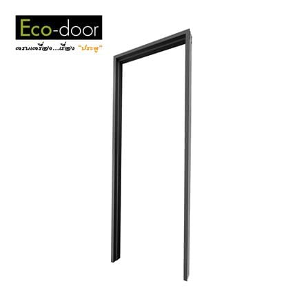 วงกบประตู UPVC ECO-DOOR UF-100 70x200 ซม. สีเทาดำ_0
