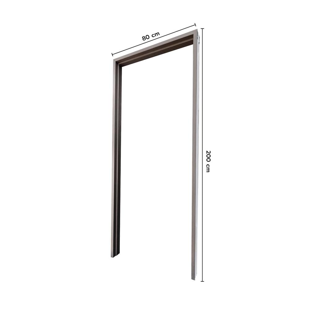 วงกบประตู UPVC ECO-DOOR UF-100 80x200 ซม. สีโอ๊ค
