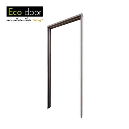 วงกบประตู UPVC ECO-DOOR UF-100 80x200 ซม. สีโอ๊ค_0
