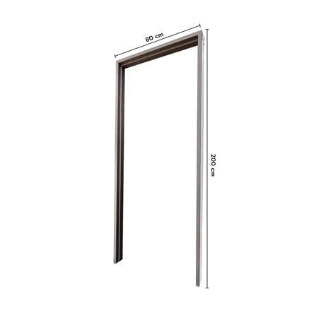 วงกบประตู UPVC ECO-DOOR UF-100 80x200 ซม. สีโอ๊ค_5