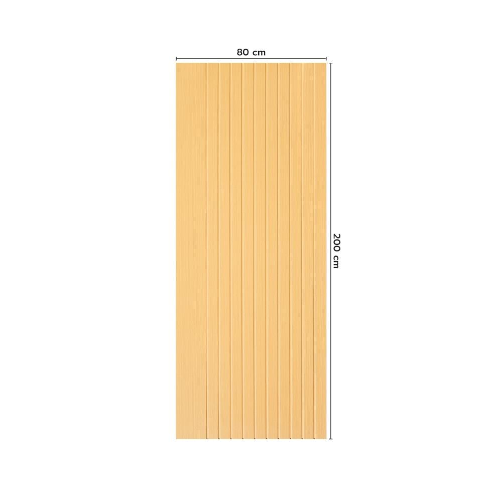 ประตูภายใน UPVC ไม่เจาะลูกบิด ECO-DOOR US-ASH 80x200 ซม. สีแอช