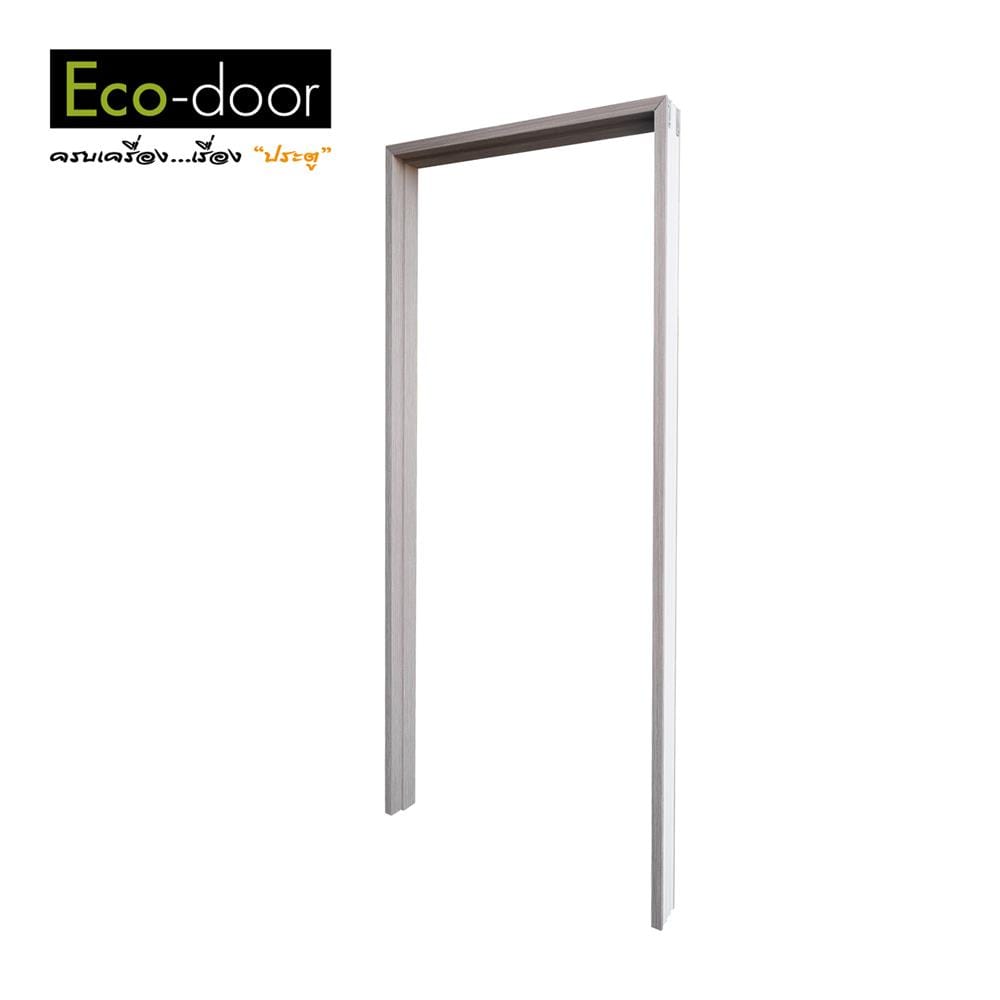 วงกบประตู UPVC ECO-DOOR UF-100 80x200 ซม. สีเทาอ่อน