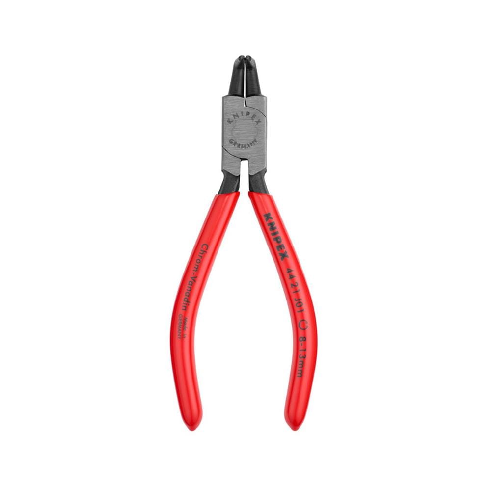 คีมหุบแหวนปากงอ 90 องศา ด้ามพลาสติก 8-13 มม. KNIPEX 44 21 J01