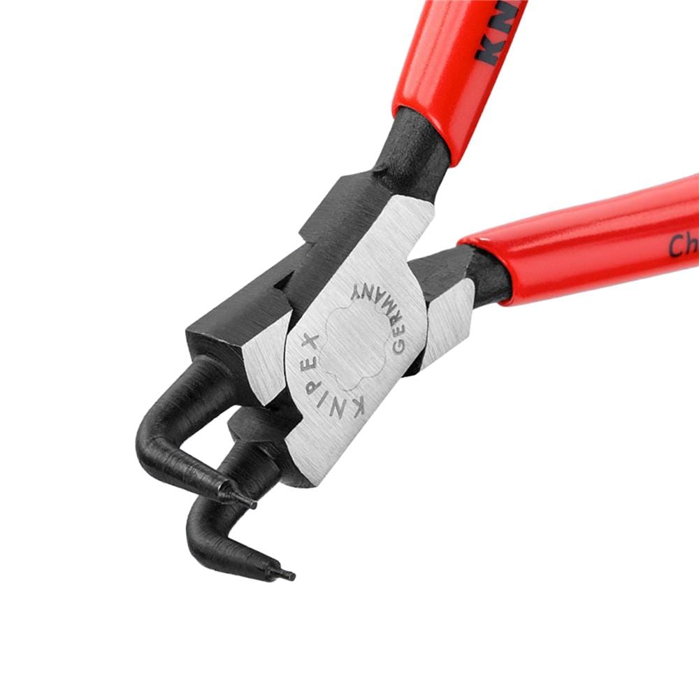 คีมหุบแหวนปากงอ 90 องศา ด้ามพลาสติก 8-13 มม. KNIPEX 44 21 J01
