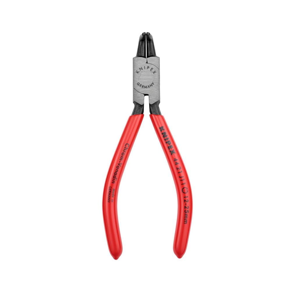 คีมหุบแหวนปากงอ 90 องศา ด้ามพลาสติก 12-25 มม. KNIPEX 44 21 J11