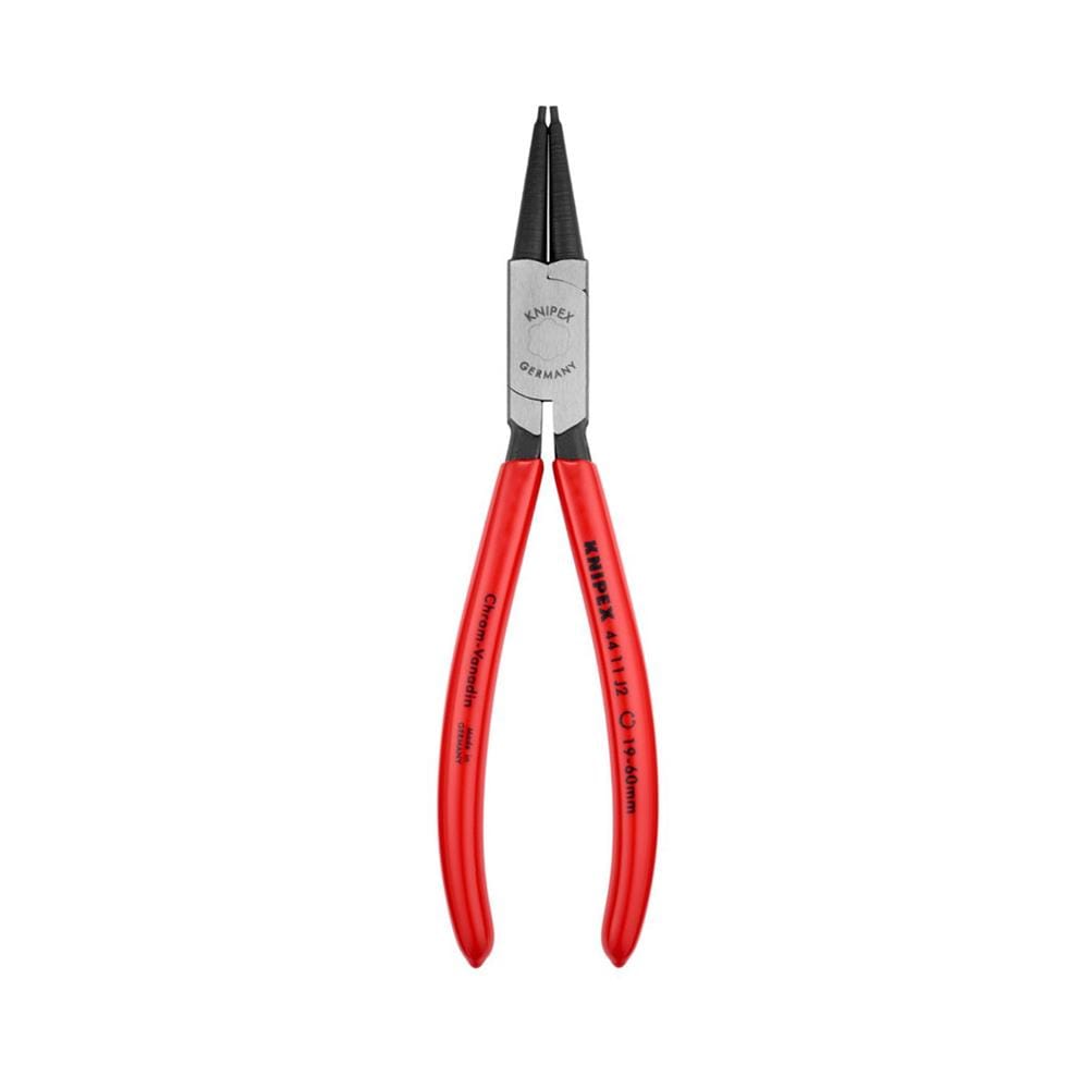 คีมหุบแหวนปากตรง ด้ามพลาสติก 19-60 มม. KNIPEX 44 11 J2