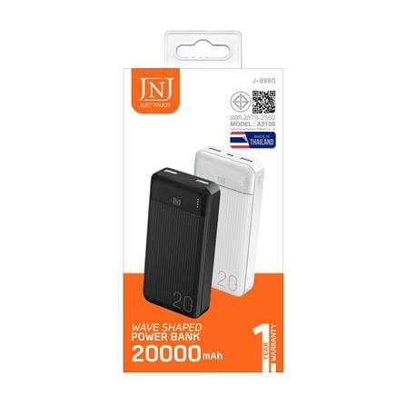 แบตเตอรี่สำรอง JNJ JB880 20000 MAH สีดำ_2
