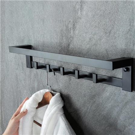 ราวแขวนผ้า RASLAND RA W1516-W2233 สีดำ_5