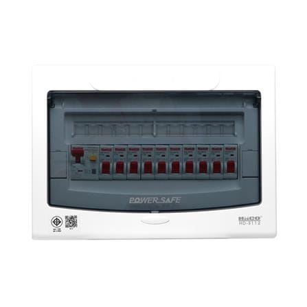 ชุดตู้คอนซูมเมอร์ยูนิต 12 ช่อง+เมนกันดูด 50 แอมป์ MCB 10 ตัว HACO HD-S112_0