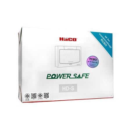 ชุดตู้คอนซูมเมอร์ยูนิต 12 ช่อง+เมนกันดูด 50 แอมป์ MCB 10 ตัว HACO HD-S112_3