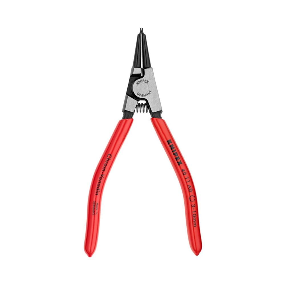 คีมถ่างแหวนปากตรง ด้ามพลาสติก 3-10 มม. KNIPEX 46 11 A0