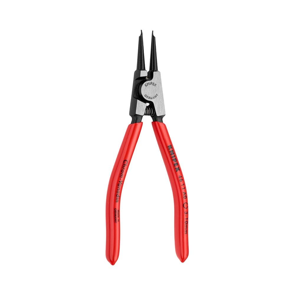 คีมถ่างแหวนปากตรง ด้ามพลาสติก 3-10 มม. KNIPEX 46 11 A0