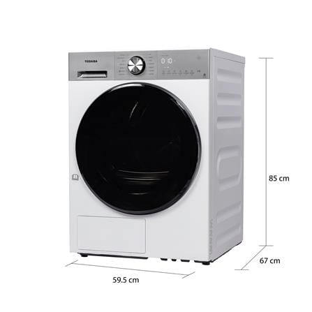 เครื่องอบผ้าฝาหน้า TOSHIBA TD-T33B120HWT(WS) 11 กก. HEAT PUMP สีขาว_7
