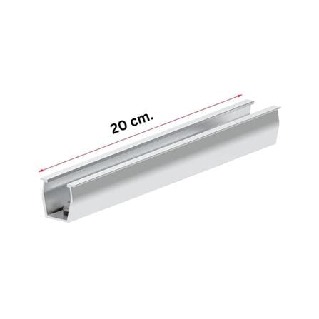 รางอะลูมิเนียมยึดแผงโซลาร์เซลล์ BARCO SPFR-020-ALU-U 20 ซม._4