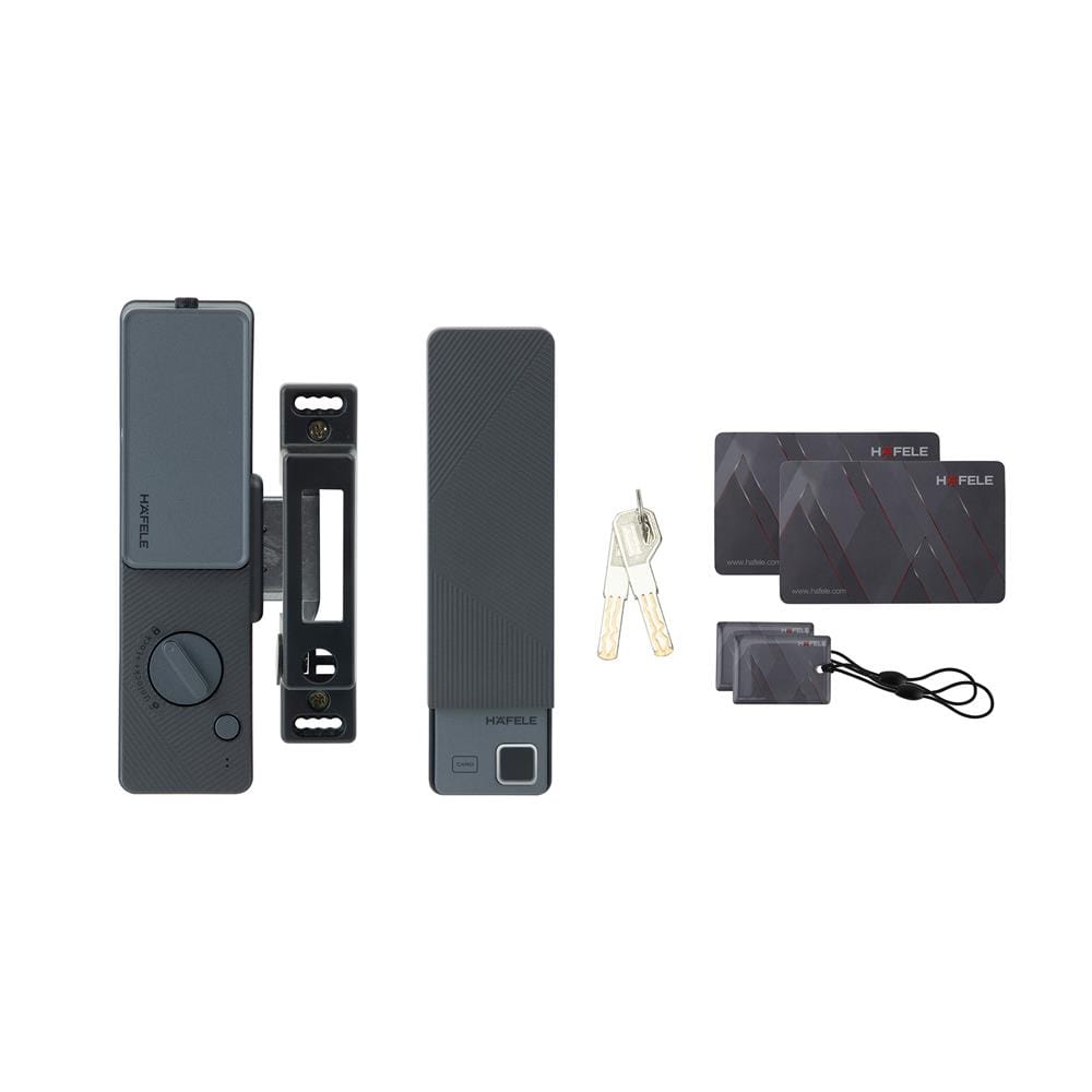 กลอนดิจิตอล HAFELE HF MIRA 499.21.238 สี DARK GREY