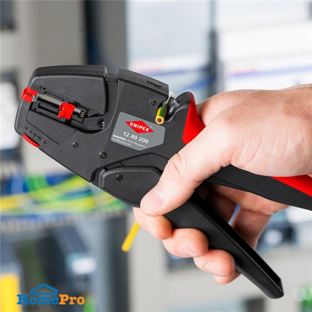 คีมปอกสายไฟอัตโนมัติ KNIPEX 12 40 200 200 มม.