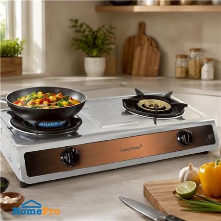 เตาแก๊สตั้งโต๊ะ 2 หัวแก๊ส LUCKY FLAME HR-132SS_5