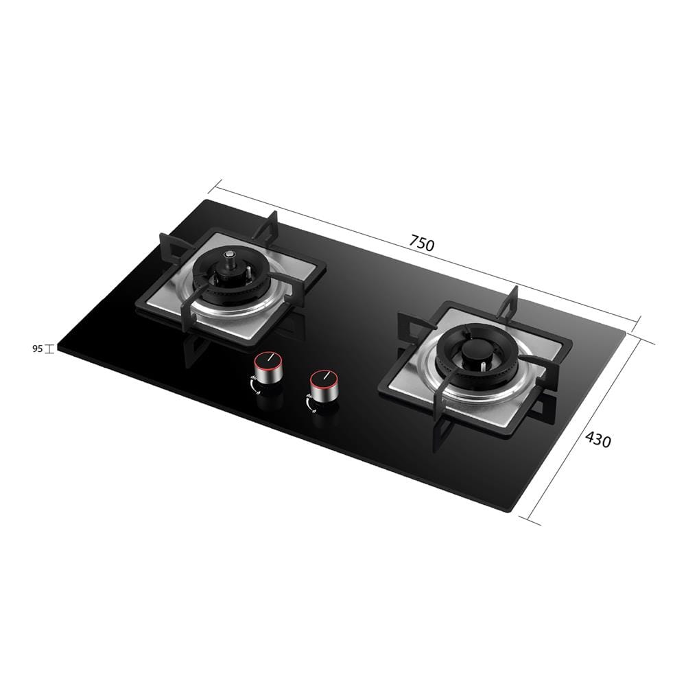 เตาฝังแก๊ส METROPOL NL1053 MLB-X2 75 ซม.