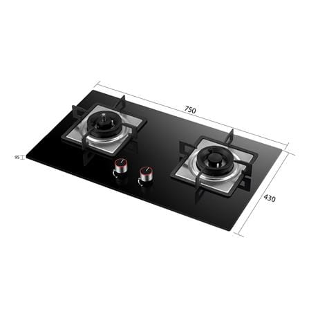 เตาฝังแก๊ส METROPOL NL1053 MLB-X2 75 ซม._2