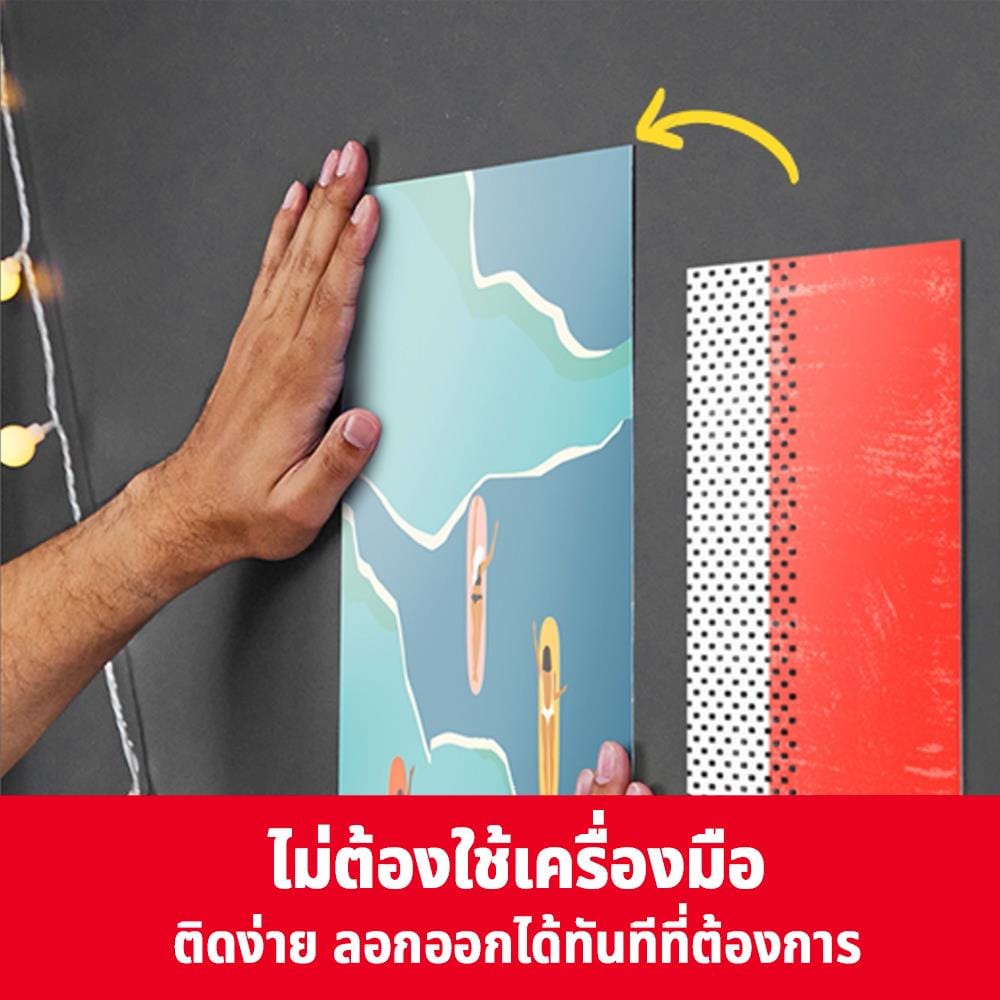 แผ่นเทปกาวคอมมานด์ ขนาดเล็ก 3M 17022-16PK (แพ็ก 16 ชิ้น)