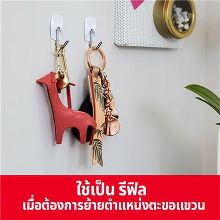 แผ่นเทปกาวคอมมานด์ ขนาดเล็ก 3M 17022-16PK (แพ็ก 16 ชิ้น)_3
