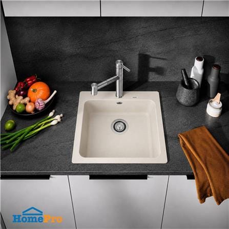 ซิงค์ฝัง 1 หลุม BLANCO NAYA 5SG 495.39.568 สีเบจ_1